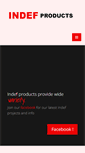 Mobile Screenshot of indef-gre.com