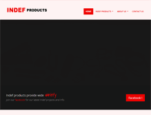 Tablet Screenshot of indef-gre.com